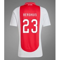 Ajax Steven Berghuis #23 Hjemmebanetrøje 2024-25 Kortærmet